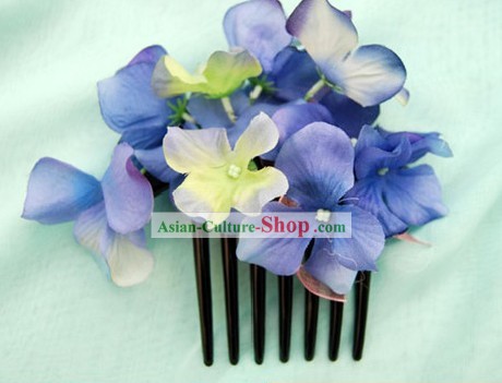 Ancient Lady Silk Flower Hairpin