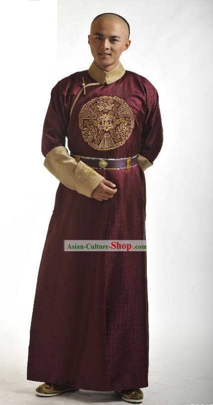 Qing Dynasty Prince Embroidered Dragon Costume