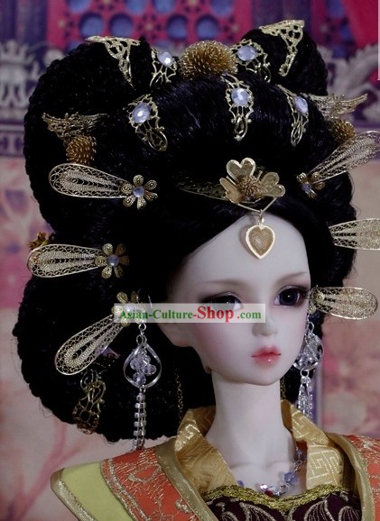 Ancient Chinese Empress Wig and Hair Accessories