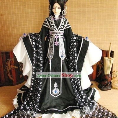 Ancient Chinese Butterfly Princess Clothing and Accessories