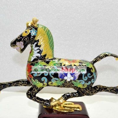Chinese Classic Cloisonne Running Horse