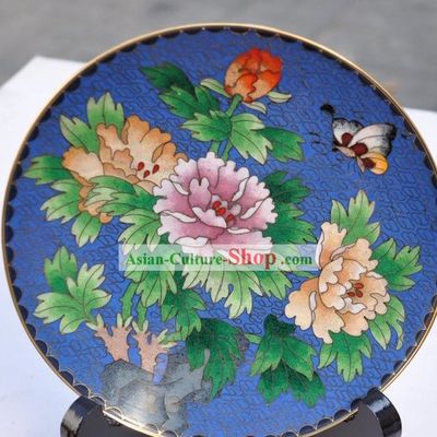 Chinese Classic Cloisonne Decoration Plate