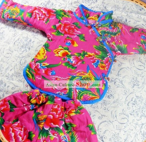 Old Style Chinese New Year Clothing for Children