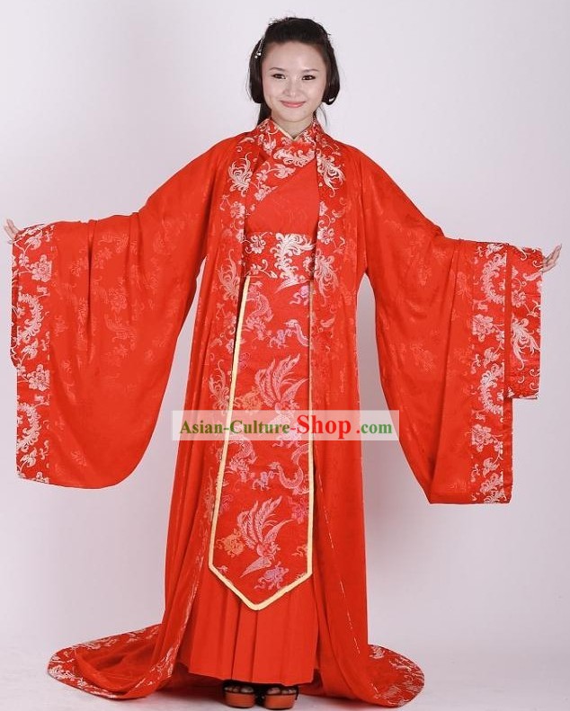 Traditional Chinese Wedding Dress Complete Set for Brides