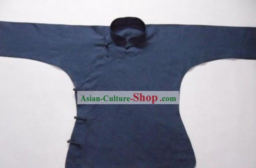 Traditional Chinese Deep Blue Tang Blouse
