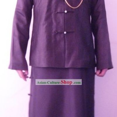 Traditional Chinese Kaftan Garment Clothing for Men