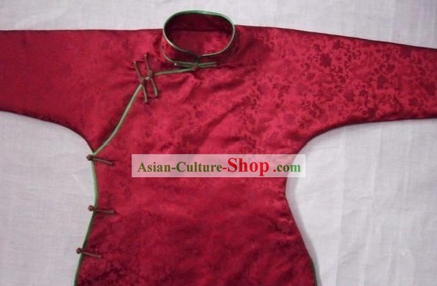 Traditional Chinese Red Wedding Tang Suit