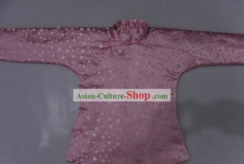 Traditional Chinese Pink Spring Festival Tang Suit