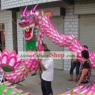 Happy Festival Celebration Ceremony Lotus Dragon Dance Costume Complete Set