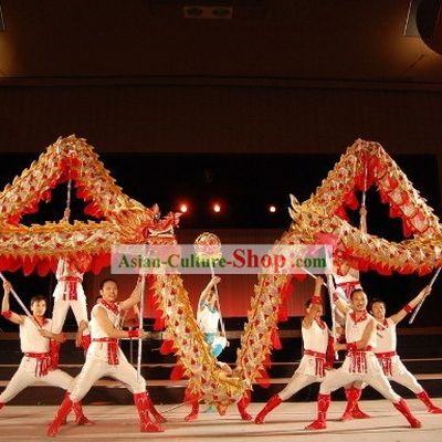 Handmade Lightweight Competition Dragon Dance Costumes Complete Set