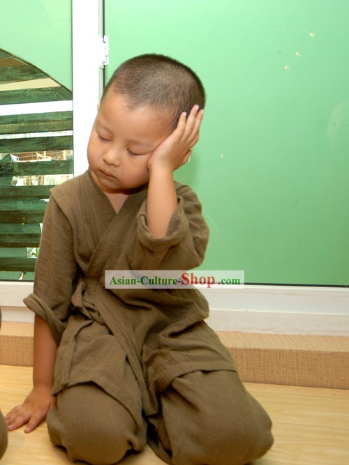 Traditional Chinese Monk Wise Men Suit for Children