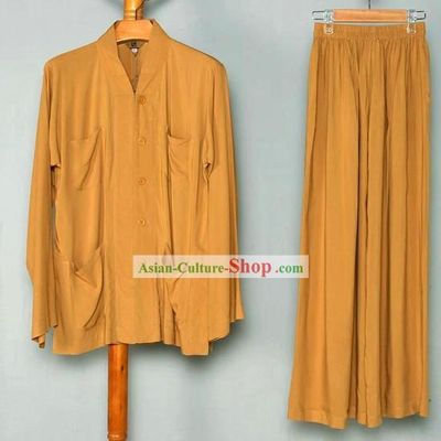 Traditional Chinese Meditation Monk Clothing for Men