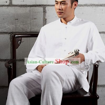 Traditional Chinese Meditation Monk Clothing for Men