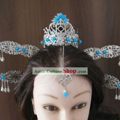 Ancient Chinese Handmade Princess Hair Accessories Set for Women