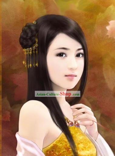 Traditional Chinese Handmade Dangling Ornament Worn by Women