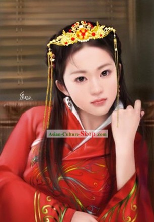 Ancient Chinese Brides Wedding Hair Accessories