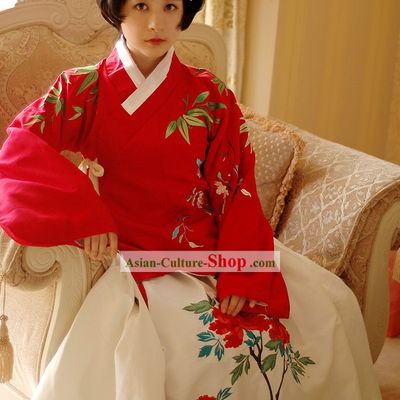 Fine Chinese Hanfu Wedding Clothing for Women