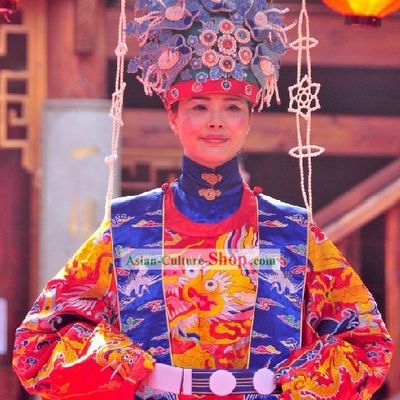 Traditional Chinese Hanfu Wedding Headpiece for Women