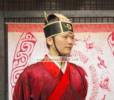 Ancient Chinese Government Official Costumes and Hat