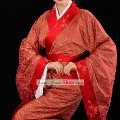 Ancient Chinese Imperial Princess Hanfu Clothing Complete Set