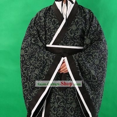 Ancient Chinese General Clothing and Hat for Men