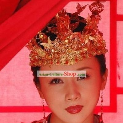 Ancient Chinese Royal Wedding Bride Phoenix Crown