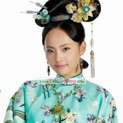 Ancient Chinese Princess Wig and Headpiece