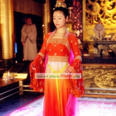 Ancient Chinese Palace Dancer Costumes Complete Set
