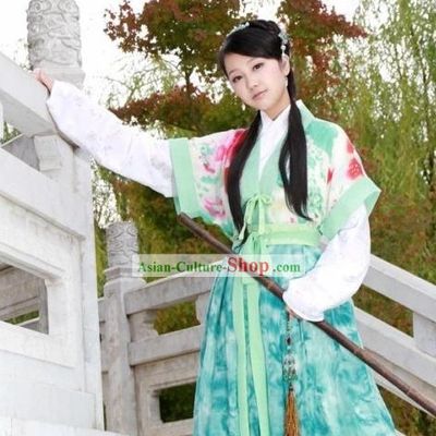 Ancient Chinese Swordswoman Costumes Complete Set