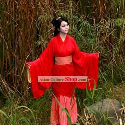 Red Ancient Chinese Clothing