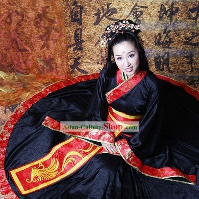 Traditional Chinese Phoenix Empress Wedding Dress