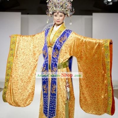 Ancient Chinese Empress Costume and Phoenix Crown