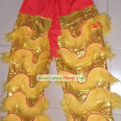 Long Wool Lion Dance Pants