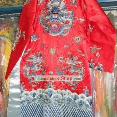 Chinese Beijing Opera Embroidered Dragon Costumes