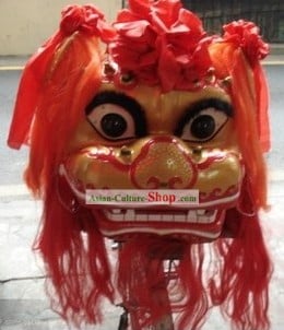 Folk Chinese Northern Lion Dance Costume Complete Set