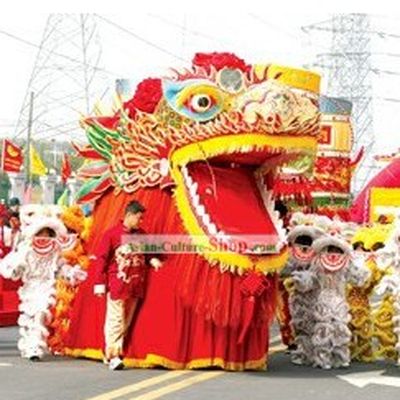 Super Large Dragon Dance Costumes for Display and Parade