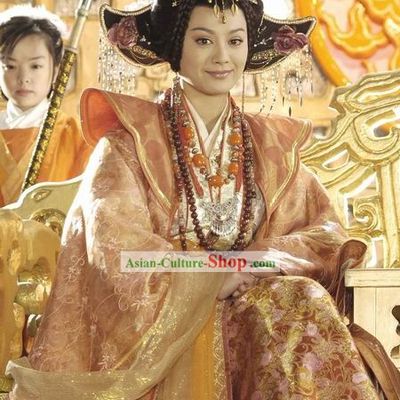 Wang Mu Niang Niang Deity from Chinese Mythology Clothing and Hair Accessories Set