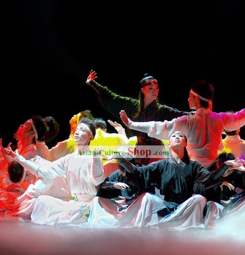 Wudang Dance Costumes 2 Sets for Men and Women