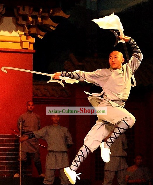 Chinese Shaolin Monk Robe Costume Set