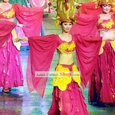 Ancient Chinese Imperial Palace Dancing Costume Set