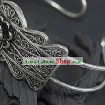 Large Miao Silver Bracelet