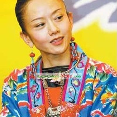 Chinese Hand Carved Miao Silver Long Life Chang Ming Suo Necklace