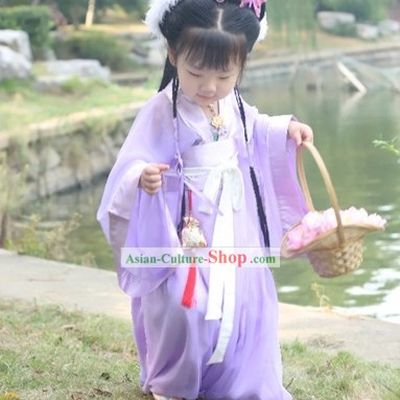 Chinese Hanfu Birthday Clothing for Girls
