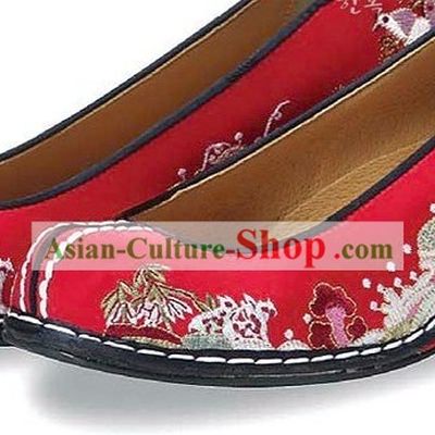 Traditional Korean Embroidery Shoes for Women