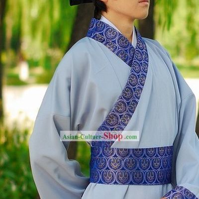 Traditional Chinese Han Clothing Complete Set for Men