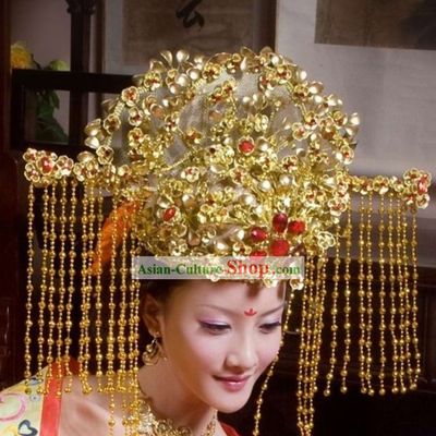 Ancient Chinese Bride Wedding Phoenix Crown