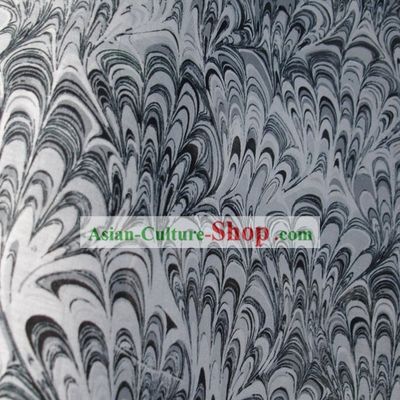 Traditional Chinese Phoenix Tail Silk Fabric