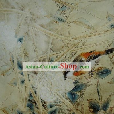 Traditional Chinese Landscape Painting Silk Fabric