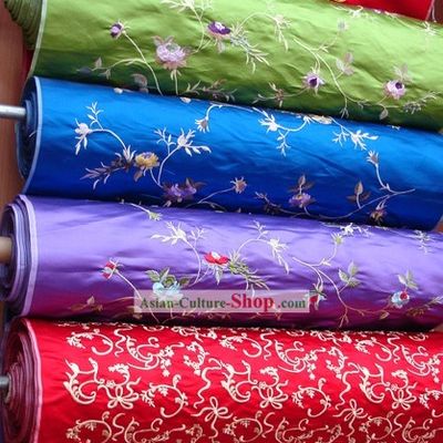 Han Chinese Clothing Embroidery Silk Fabric