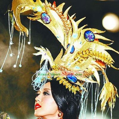 Chinese Beauty Contest Hair Decoration and Costumes Complete Set